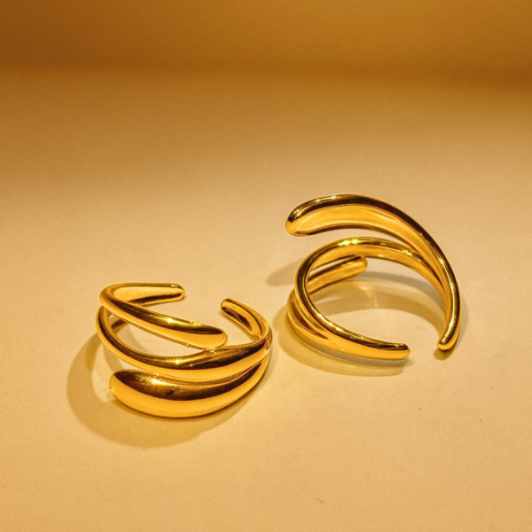 Minimalist Triple-Band Ring