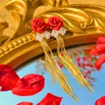 Scarlet Rosé Tassel Drops - Image 3