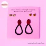 Funky Earrings with Studs – Pack of 3 - Image 8