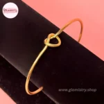 Golden Knot Cuff Bracelet - Stainless Steel - Image 2